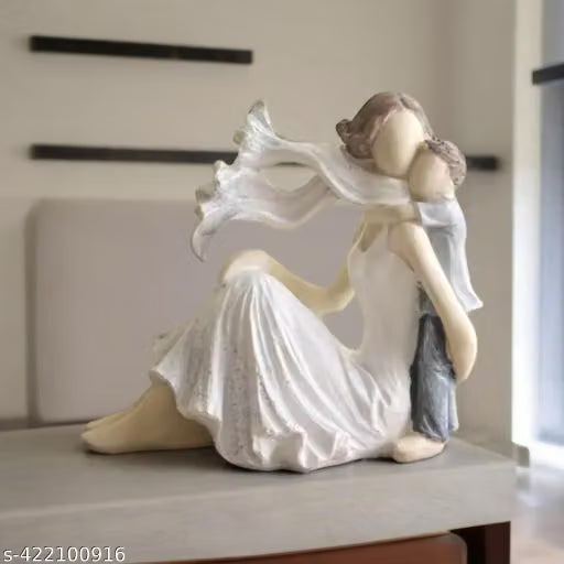 Mother and Child Decorative Statue