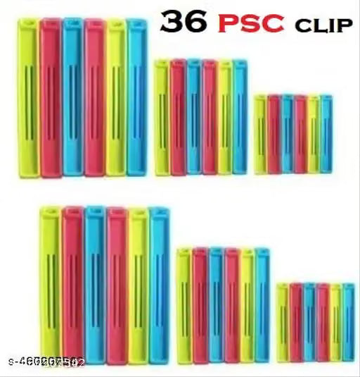 Set of 3 Reusable Food Bag Sealing Clips
