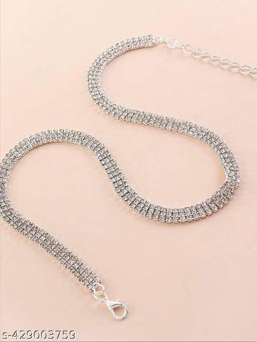 Women Zircon Studded Traditional Kamarbandh Chain