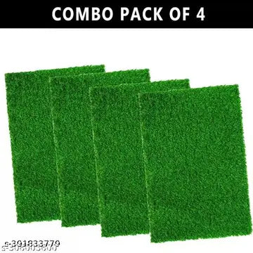 Artificial Grass Floor Mat Set of 4