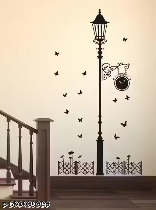 Bp Arts lamp with butterflies wall sticker