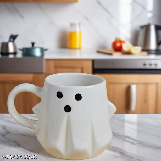250ml Ghost Print Ceramic Mug
