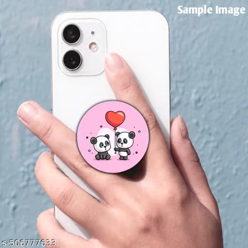 Cute Cartoon Pop Socket Phone Grip Set of 4