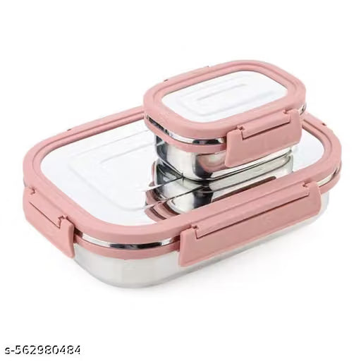 Stainless Steel Lunch Box Set – 800ml + 150ml