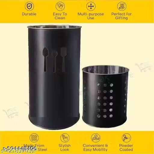 Stainless Steel Colour-Coated Cutlery Organizer Stand