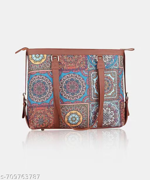 Printed Women Multicolor Printed Tote Bag Tote Handbag