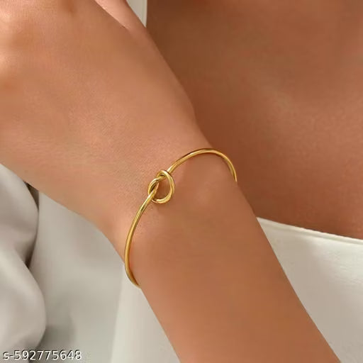 Gold Plated Contemporary Stone Link Bracelet