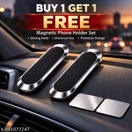Mini Magnetic Dashboard Car Phone Holder Pack of 2