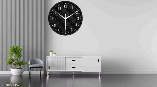 Digital Weather Display Wall Clock