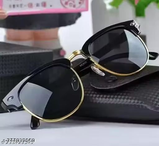 Black Square Clubmaster Sunglasses
