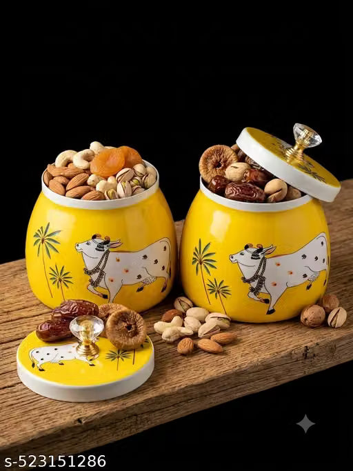 Dry Fruit Storage Jar with Lid